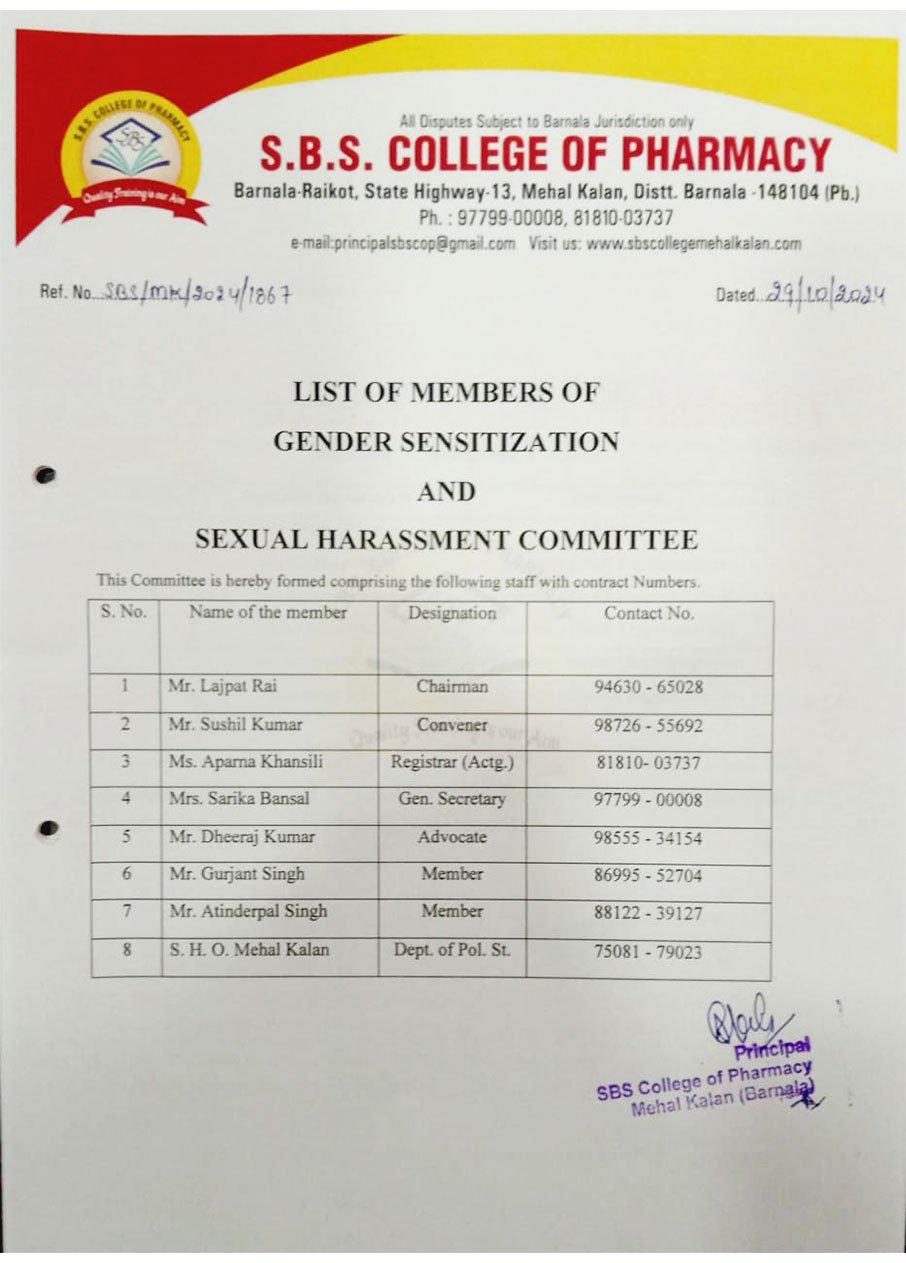 harassment-committe